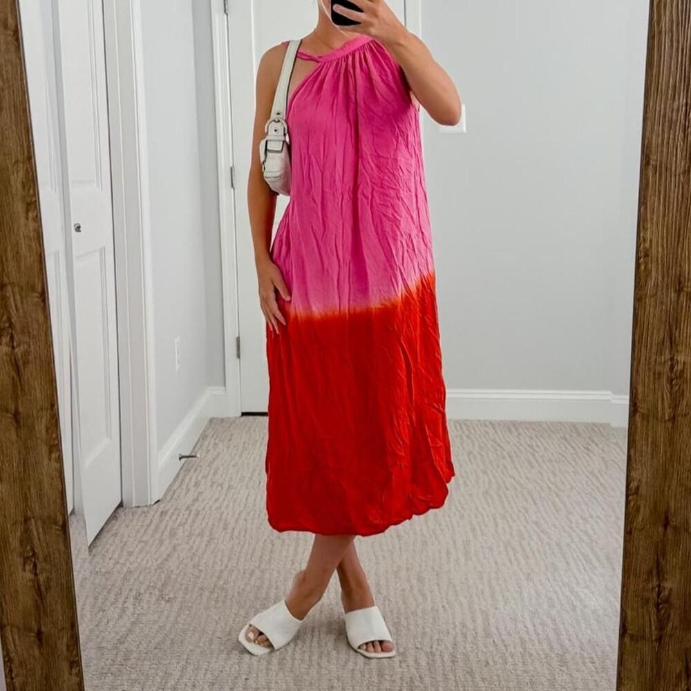 Mud pie tie dye sundress beach size small